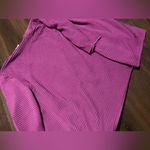 Misook Purple  sweater tank set L fall casual classic knit $300 Photo 7