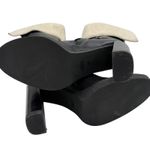 ZARA  Black Leather Knee High Boots with Shearling NWOT Size 40 / 9 Photo 8