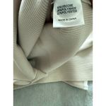 ZESICA One Shoulder Bodycon Dress Women's Medium Ribbed Beige‎ White NWOT Tan Photo 5