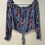 Kendall + Kylie Women  long sleeve (off shoulder) blouse size medium Photo 0