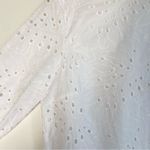 Preston & York Joanne Eyelet Above the Knee Dress A-Line White Sz 8 NWT Photo 5