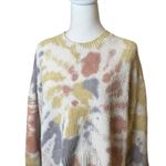 Madewell  Tie-Dye Westford Pullover Sweater Pastel Cotton Small Artsy Boho Boxy Photo 7