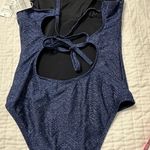 Cupshe Blue Textured One Piece Swimsuit with Scoop Neckline Photo 10