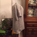 ZARA grey short sleeve top with silver studded skull size S 100% cotton Photo 3