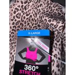 Brand New Bali Women's Size XL Animal Print Comfort Full Coverage Bra Black Photo 6