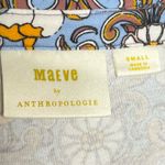 Maeve  Anthropologie Y2K 70s Floral Ruched Button Front Long Sleeve Top Size S Photo 4