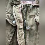 Free People  Not your Brothers Surplus Army military Jacket green full zip M Photo 7