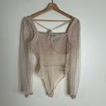 Haute Monde  sparkling mush bustier bodysuit size medium Photo 7