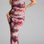 Windsor  Strapless Floral Body-con Maxi Dress  Photo 0