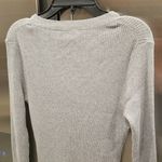đź’•FAVORITE DAUGHTERđź’• Bodysuit Knit Cardigan Long Sleeve ~ Moth Gray XS NWT Photo 11