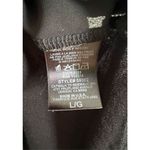 Pleione Anthropologie/ Black Multi-Fabric V-Neck Short Sleeve Blouse Photo 3