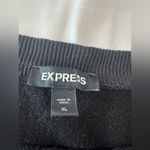 EXPRESS  Black Floral LaceExpress black embroidered off shoulder short sleeve top Photo 1