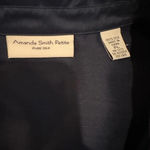 Amanda Smith ‎ pure silk shift dress with matching blouse size 14p/LgP navy blue Photo 9