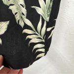 Vintage Hawaiian Reserve Collection Black Green Leaf Print Mini Dress M Shift Size M Photo 6