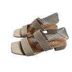 Joie  Nolina Cream Linen Open Toe Sandal, Sz 8.5 Photo 4