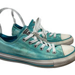 Converse  All Star Low Top Tie Dye Watercolor Teal White‎ Canvas Sneakers Women 7 Photo 0
