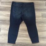 Old Navy Blue Skinny Jeans 28 with Natural Fading Dark Wash Mid Rise Rockstar Photo 2