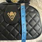 Valentino Orlando Valentino Orlandi Black Diamond Quilted Camera Crossbody Bag Photo 13