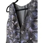 Vera Wang Beaded Sequin Cocktail Party Dress size 6 Black Photo 5