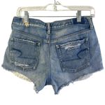 American Eagle  Vintage Hi Rise Festival Jean Short shorts Distressed Size 6 Photo 5