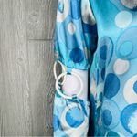 Vintage 90s flashback & freedom tunic shirt dress funky 70 style costume cosplay Blue Size 10 Photo 3