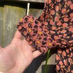 Saylor  Peggy Embroidered Floral Sheer Blouse | S Photo 6