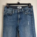 Paige Hoxton Ankle Peg Blue Distressed Skinny Jeans Beachwood Wash size 24 Photo 3