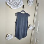 The Rolling Stones NTM:  Red, White & Blue Lips Graphic Gray Muscle Tank Top Sz L Photo 11