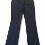 Ecru  Women’s Cotton Blend Stretch Flared Pants Midnight Blue Size 4 Photo 0