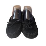 Minnetonka  Kilty Black Suede Driving Moccasins Drivers‎ Loafers Size 8.5 Loafer Photo 1