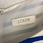 J.Crew Dress Silk Dress In Deck Blue Stripe Nautical Navy White Photo 38
