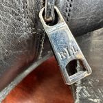 Ralph Lauren LAUREN  Gail Black Leather Moto Bootie Booties Ankle Boots Size 7.5 Photo 13