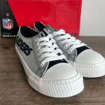 FOCO Las Vegas Raiders Glitter Low Top Women's Shoe Size 9 #B1631 Silver Photo 1