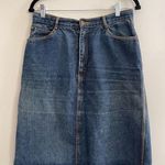 Vintage 80s 90s Gitano Denim Skirt 15W x 24L Medium Wash Size Medium Wash Jean Photo 0