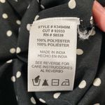 Kut From The Kloth  black polka dot satin button down shirt size S Photo 60