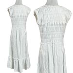 Free People  Ethereal Cottage Desert Dazed Midi Dress Maxi Top Ivory Small Boho Photo 13