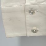 Carlisle Womens Ivory Button Down Shirt Top Mesh Stripe Streetwear Size 8 Black Photo 9