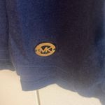 Michael Kors  V Neck Cold Shoulder Navy Blue Women’s Size Small Top Photo 4