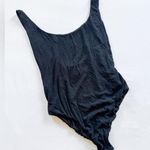 Princess Polly  Black Ribbed Bodysuit size 10 Photo 0