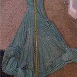 B Darlin Aqua Glitter Formal Gown | Holiday Party • Prom Winter Wedding Size 1/2 Photo 5