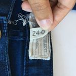 Current/Elliott Current Elliott The Ankle Skinny Jeans Sapphire Blue Leopard Womens Size‎ 24 Photo 5