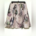 Ted Baker  Quincci Torchlit Full Floral Pleated Skirt Size 4 Photo 2