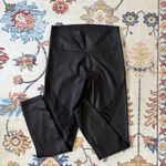 Aritzia  TNA Black High Waisted Leggings with Mesh Panels Large Photo 1
