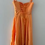 House Of CB Carmen Orange Dress M Photo 6
