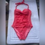 La Blanca Vibrant Coral One-Piece Swimsuit beach resort vacation summer size 8 Photo 14