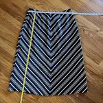 Pendleton  Silk‎ Skirt Women's Size 10 Nautical Blue White Striped Classic A Line Photo 8