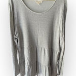 Jane and Delancey  Light Gray Long Sleeve Top Photo 0