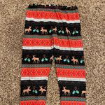 SO Reindeer Christmas Holiday Mid Rise Leggings Photo 1