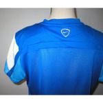 Nike NWT New Womens  L Shirt Top Blue White Dri Fit Performance Blue Run Workout Photo 3