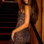 ZARA  Maxi Dress Mesh Cheetah Animal print leopard  Bodycon Fitted Photo 7